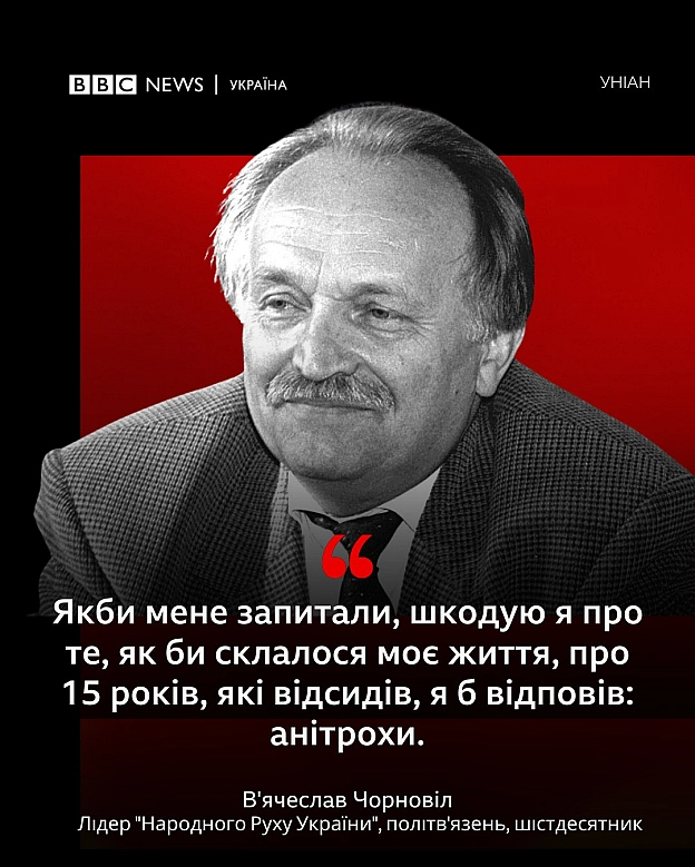 Найвідоміші цитати В'ячеслава Чорновола - Українець на we.ua