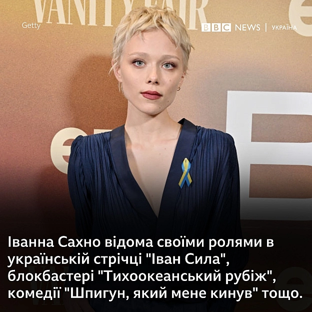 Голівудська акторка з України Іванна Сахно відмовилася грати росіянку для Netflix - Українець на we.ua