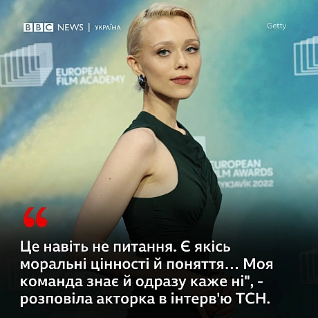 Голівудська акторка з України Іванна Сахно відмовилася грати росіянку для Netflix - Українець на we.ua