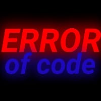 ERROR of code на we.ua