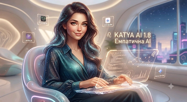КАТЯ ЕМПОТИЧНИЙ АІ 🔮​Доступно на платформах:🌐 Character AI | Janitor AI​Gemini ♊ Gem-боти:​КАТЯ AI ♏ 1.6.5 (Емпатична, Енерг... - Сергій Фрешчепкін на we.ua