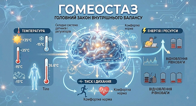 Гомеостаз: головний закон внутрішнього балансуСлово «гомеостаз» звучить дещо науково, але суть його дуже проста і життєва. Гоме... - на we.ua