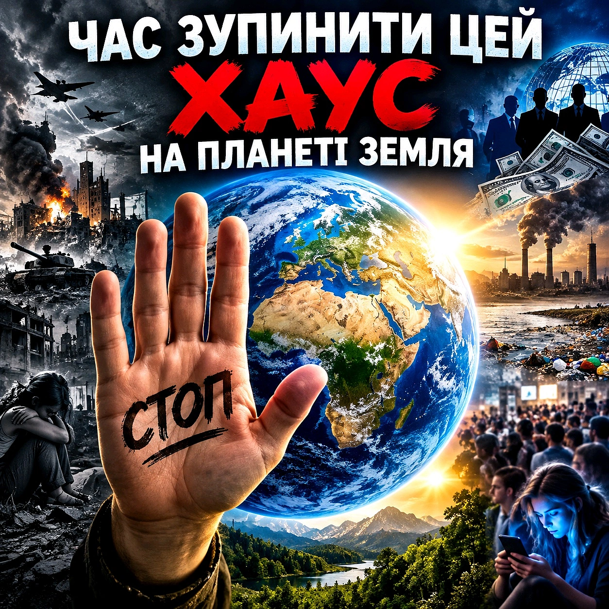 🌍 Звернення до лідерів країн світу та духовних лідерів планети ЗемляСвіт досяг межі, де подальше продовження військових конфлі... - на we.ua